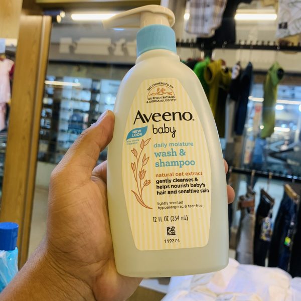 Aveeno baby daily Moisture WASH & SHAMPOO 354ml