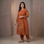 China Imported Fabric Linen+Cotton Mix 2-Piece 146 - Image 6